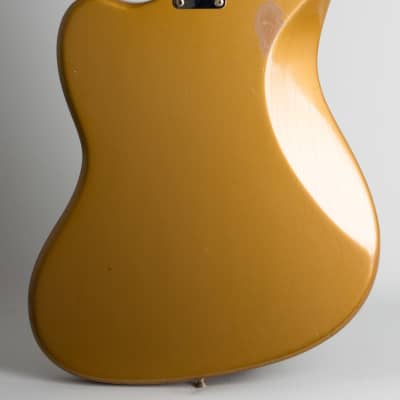 Fender  Jaguar Solid Body Electric Guitar (1966), ser. #183558, original black tolex hard shell case. image 4