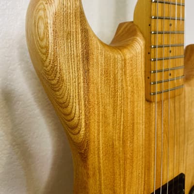 Electra Phoenix X110N Double Cut Ash Body Maple Neck Fretboard Matsumoku Japan 1983 - Natural image 6