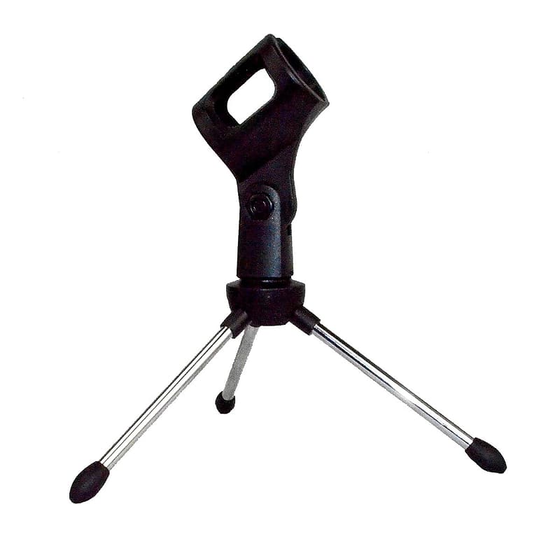 Super Lightweight Collapsible Desktop Microphone Tripod Stand Reverb