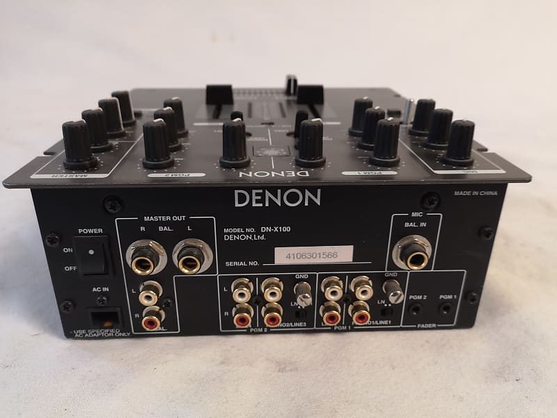 Denon DN-X100 2 Channel Professional DJ Mixer With Denon Power 