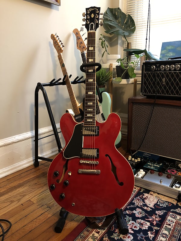 ギター Gibson ES-335 Memphis 2018 Lefty Gibson ES-335 Left Handed Lefty w/ Clapton Mods - Memphis