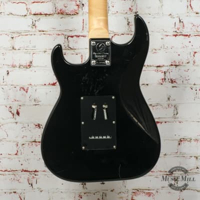 Samick Greg Bennett Strat Electric Guitar Black x8757 (USED) image 7