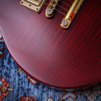 GIBSON USA Les Paul Standard Double Cutaway Plus "Trans Red + Rosewood" (2005) image 9
