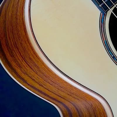 McIlroy AS46 Acoustic Guitar Italian Spruce / Premium Laurelwood w/ factory Hiscox case image 4