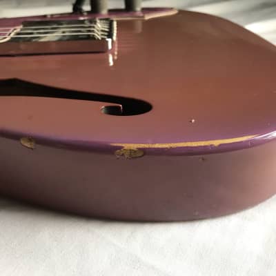 RARE Fender Telecaster Thinline 1971 Custom Color Lilac Lavender image 3