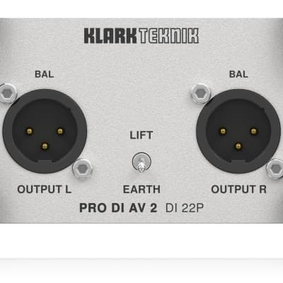 KLARK TEKNIK PRO DI AV 2 DI 22P 元箱付き Klark Teknik | Product | DI 22P