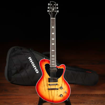Kauer Starliner Deluxe Ambrosia Maple/Mahogany Guitar – Cherry Sunburst for sale