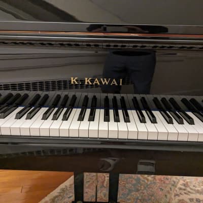 Kawai KG-2E sweet Grand Piano 5'10" Polished Ebony image 5