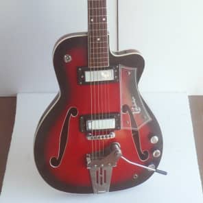 Vintage  RARE Melodija Menges hollow body Jazz guitar archtop 1960 s image 1
