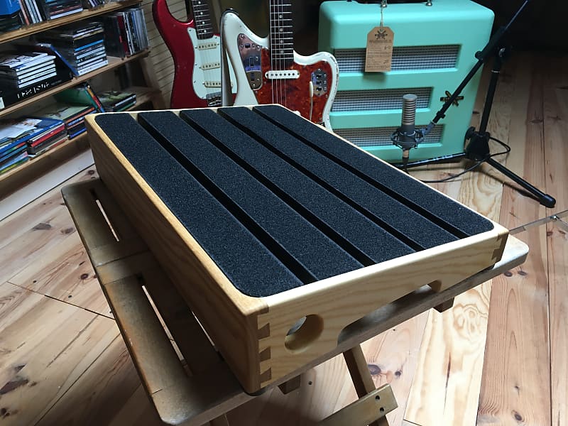 Handcrafted Custom Pedalboard in Ash and Alder Reverb