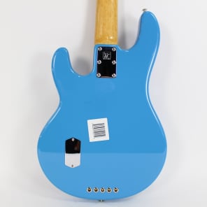 Music Man Sting Ray 5-String Electric Bass Guitar in Diego Blue Finish image 4