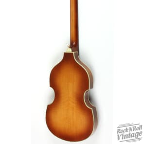1990's Hofner V63 500/1 Violin Beatle Bass Sunburst image 3
