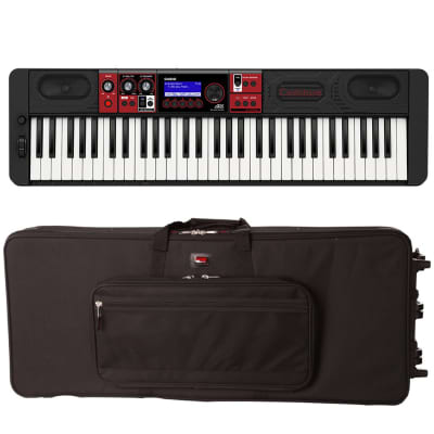 Casio Casiotone CT-S1000V 61-Key Portable Vocal Synthesizer Keyboard, Speakers w/ Soft Case