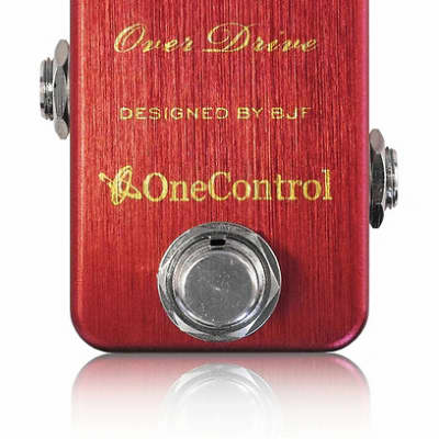 Reverb.com listing, price, conditions, and images for one-control-strawberry-red-overdrive