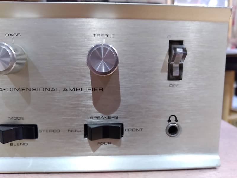 Dynaco SCA-80Q Vintage Integrate Amplifier 1969 Brushed Aluminum