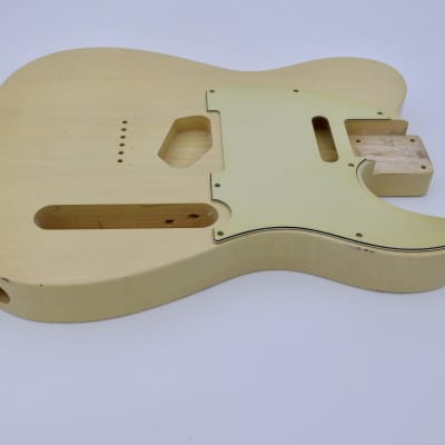 3lbs 9oz BloomDoom Nitro Lacquer Aged Relic Blonde T-style Vintage Custom Guitar Body image 8