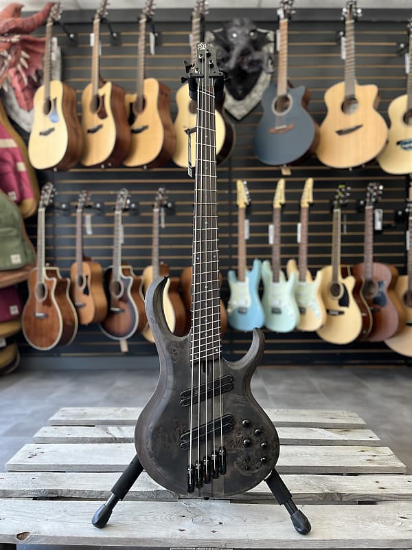 Ibanez BTB805MS-TGF Bass Workshop 2023- Transparent Gray Flat