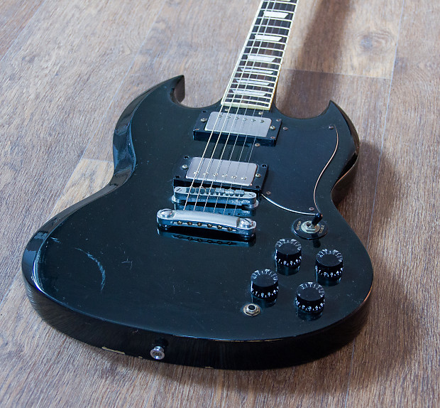 Gession SG 1970s Black - - made by Tokai | Reverb