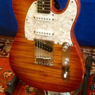 1996 Fender MIJ Sunburst FotoFlame Telecaster~50th Anniv~Player Grade Guitar w Gig Bag~Hamburglar image 3