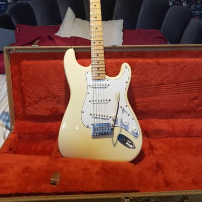 Fender Yngwie Malmsteen 1989 US Signature Stratocaster with Maple Fretboard, Vintage White. for sale