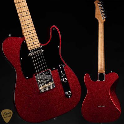 Suhr Eddie's Guitars Exclusive Roasted Classic T - Candy Apple Red Sparkle for sale
