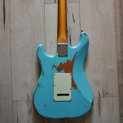 AIO HRS Relic Stratocaster - Sonic Blue image 15