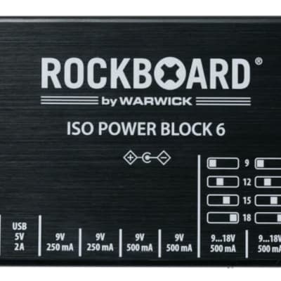 Rockboard  ISO Power Block 6 IEC  Isolated pedal board power supply  New! image 1