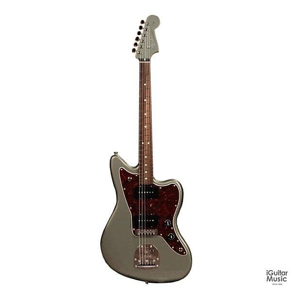 Fender FSR Collection Hybrid II Jazzmaster Electric Guitar, RW FB, Jasper  Olive Metallic