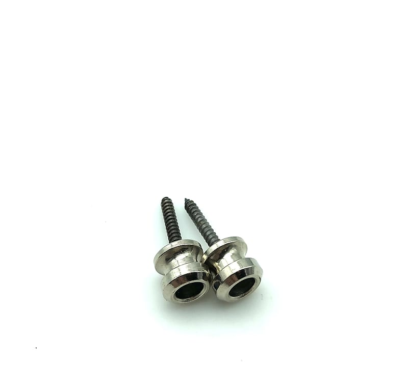 Schaller Locking Strap Buttons End Pins w/Hardware Nickel Reverb