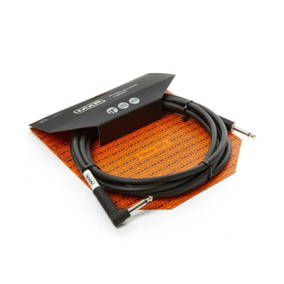 MXR DCIS10R Standard Instrument Cable 1/4" TS Straight to Right-Angle 10 ft image 5