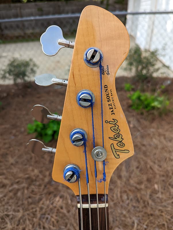 Tokai Jazz Sound Fretless Bass 1984 Sunburst