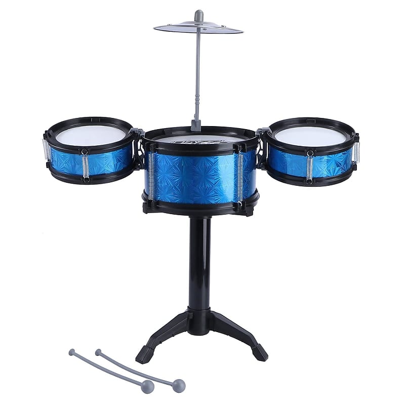 1 Set Of Kids Drum Set Toy Simulation Percussion Instrument Reverb