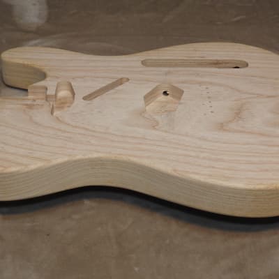 Unfinished 2 Piece Swamp Ash Telecaster body Standard Routes 4lbs 6.4oz Light! image 6