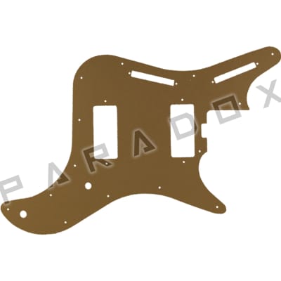 Custom Pickguard For 2020 - 2024 Made in America Nordstrand Acinonyx Short Scale Bass - Gold/Clear/Gold  .090"