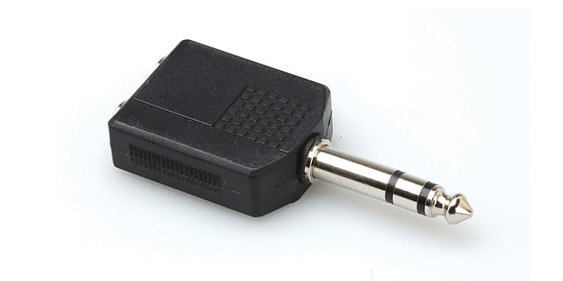 Hosa GPP-359 Adaptor Dual 1/4" Trs - 1/4" Trs image 1