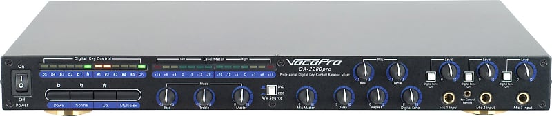 VocoPro DA-2200PRO Professional Digital Key Control/Digital Echo Mixer image 1