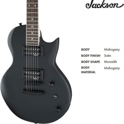 Jackson Satin Black JS Series Monarkh SC JS22 Electric Guitar (2916902568) image 3