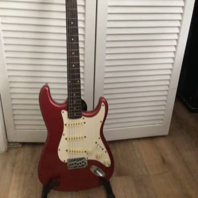 Carlo Robelli Stratocaster 1980s - Red image 7