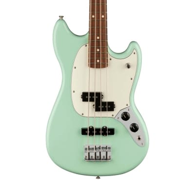 [PREORDER] Fender Ltd Ed Player Mustang PJ Bass Guitar, Pau Ferro FB, Surf Green image 3