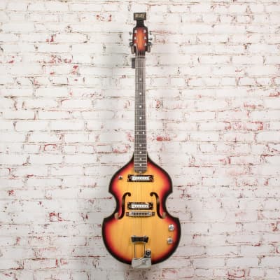 Blackjack by Teisco Violin Style Hollowbody 1960s Vintage Electric Guitar x3832 (USED) image 2