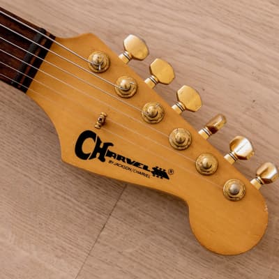 1990s Charvel by Jackson CST-070-SSS Super Strat See Through