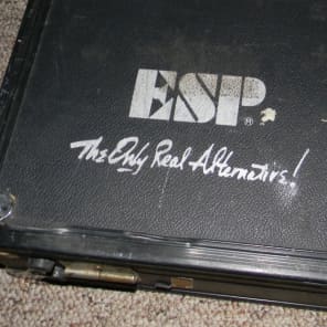 ESP M1 Custom Vintage 1987 Floyd Rose Candy Apple Red Body Neck Through W Case image 18