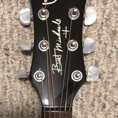 Bret Michaels Signed Autographed Dean “The Player” Acoustic Guitar Flames Poison image 4