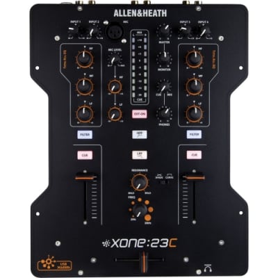 Allen & Heath XONE:23C 4 Channel Professional DJ Mixer w/ Internal Sound Card image 4