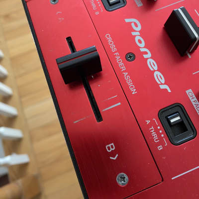Upgraded Fader: Candy Red Pioneer DDJ-SX2 with Carrying Padded Case image 3