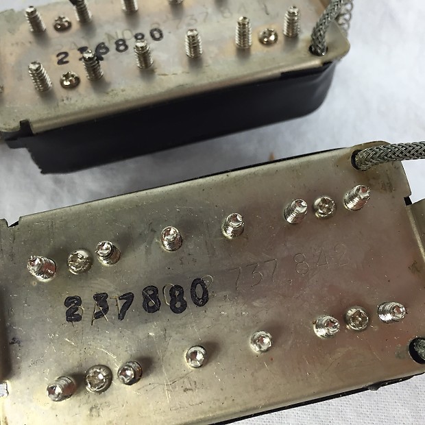 Gibson Dirty Fingers 1980 Zebra Humbucker Pickup Set | Reverb