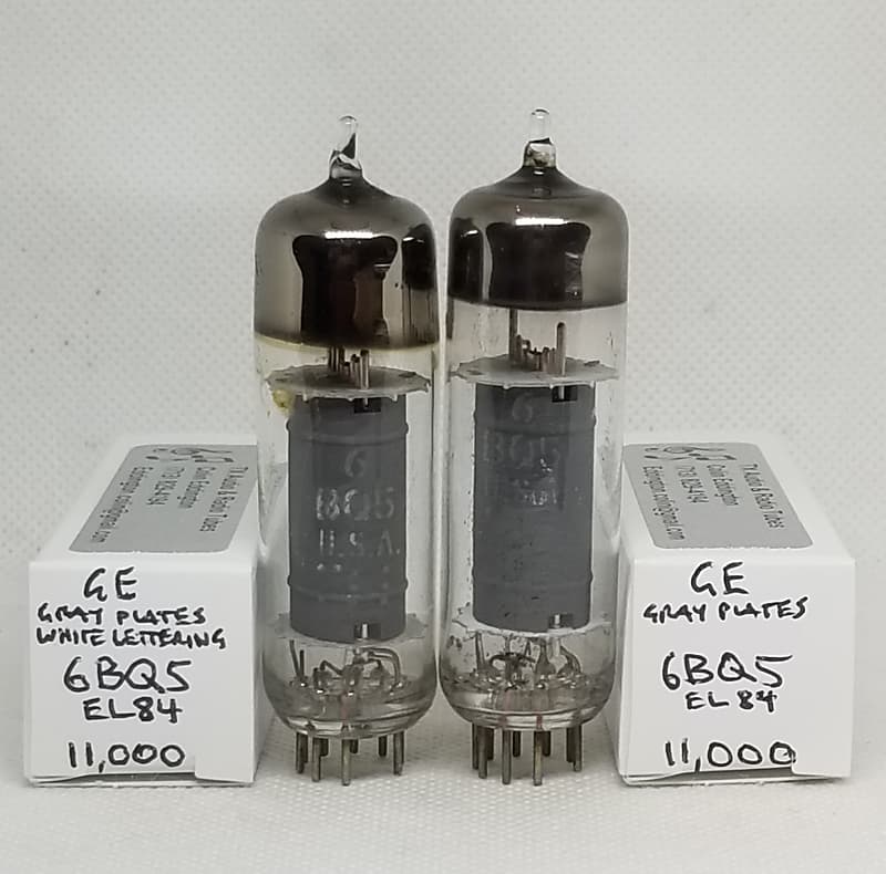 GE 6BQ5 Perfectly Matched Pair NOS 6BQ5 EL84 | Reverb UK