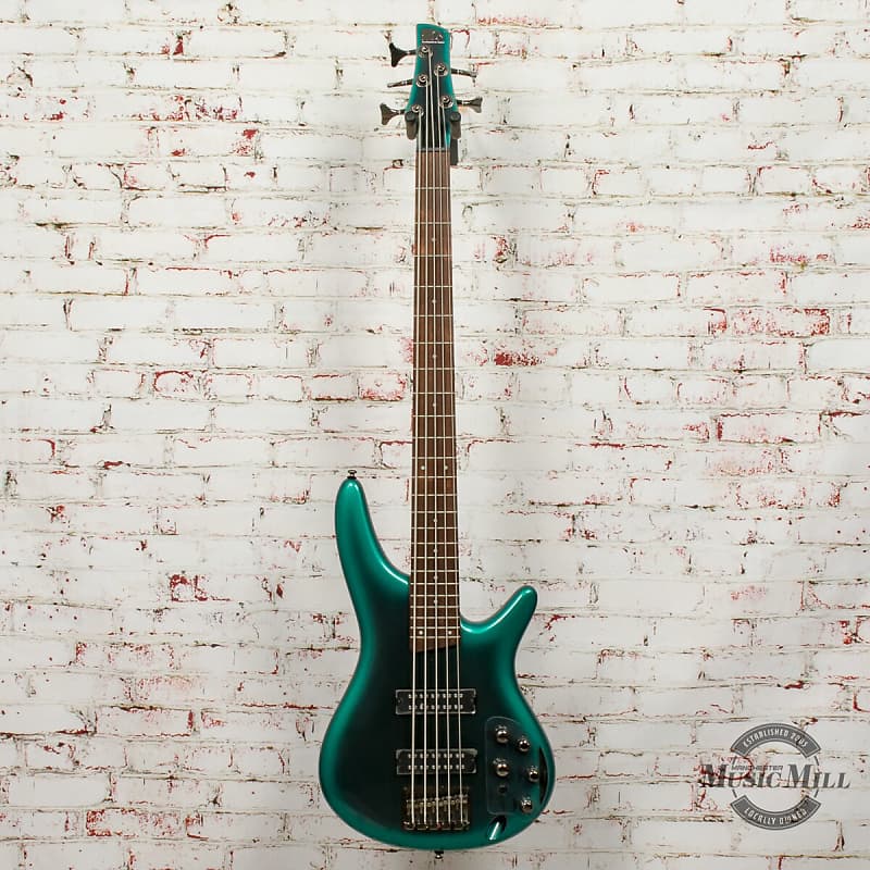 Ibanez SR305E 5-String Electric Bass Cerulean Aura Burst | Reverb