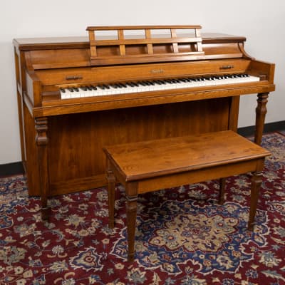 Baldwin Upright Piano | Satin Walnut | SN: 1240580 image 3
