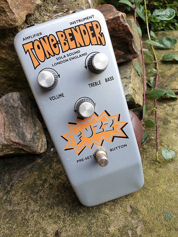 Sola Sound Tone Bender Mk. III .R.I. 90'S GRAY | Reverb